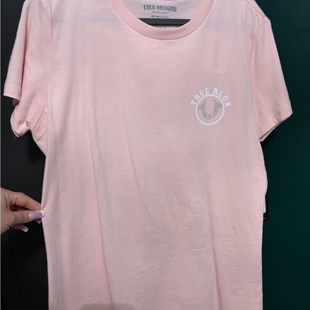 True Religion Light Pink Tee